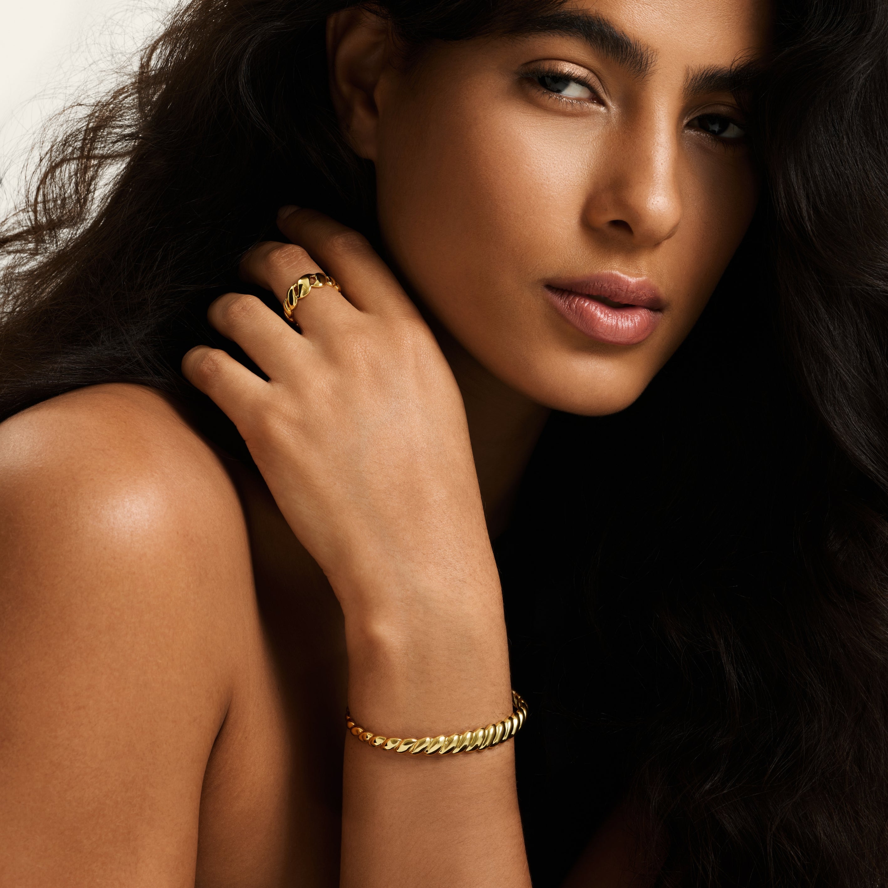 Aimée Twisted Cuff Bracelet