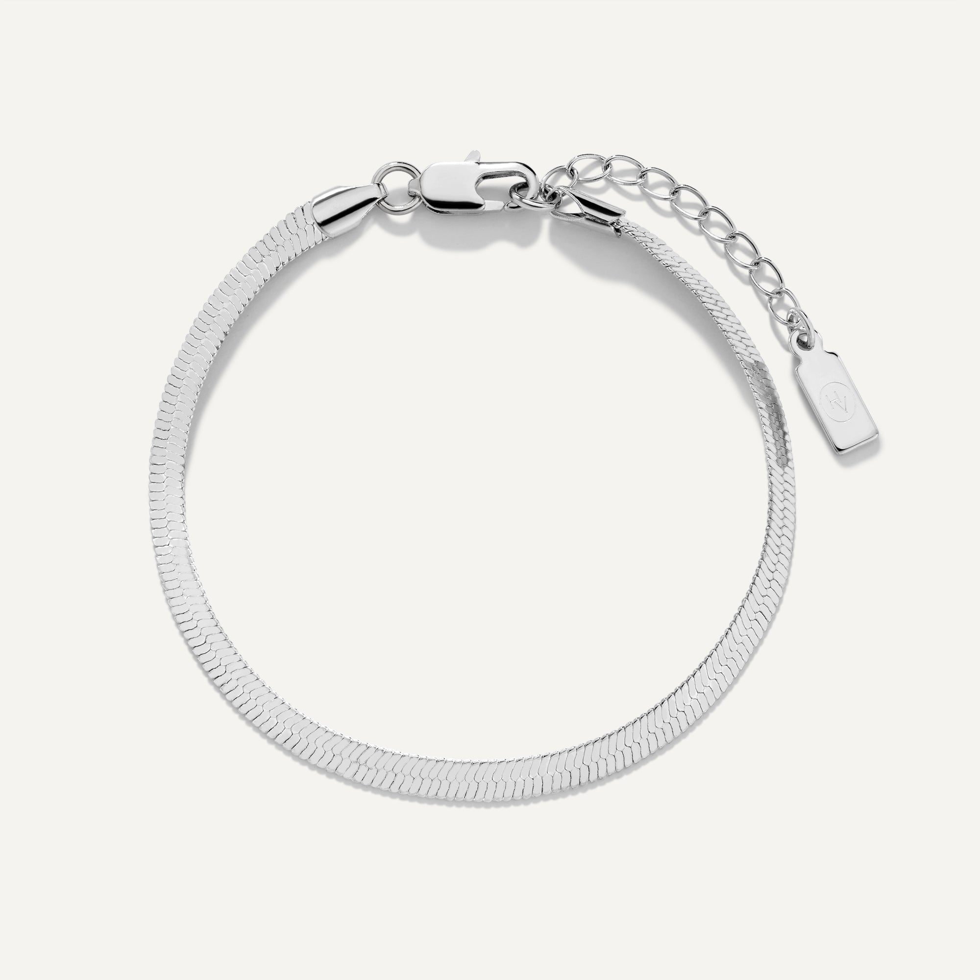 Odette Herringbone Chain Bracelet