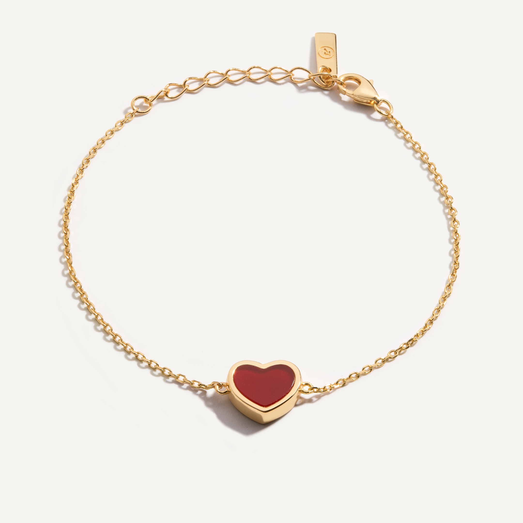 Tiny sales heart bracelet