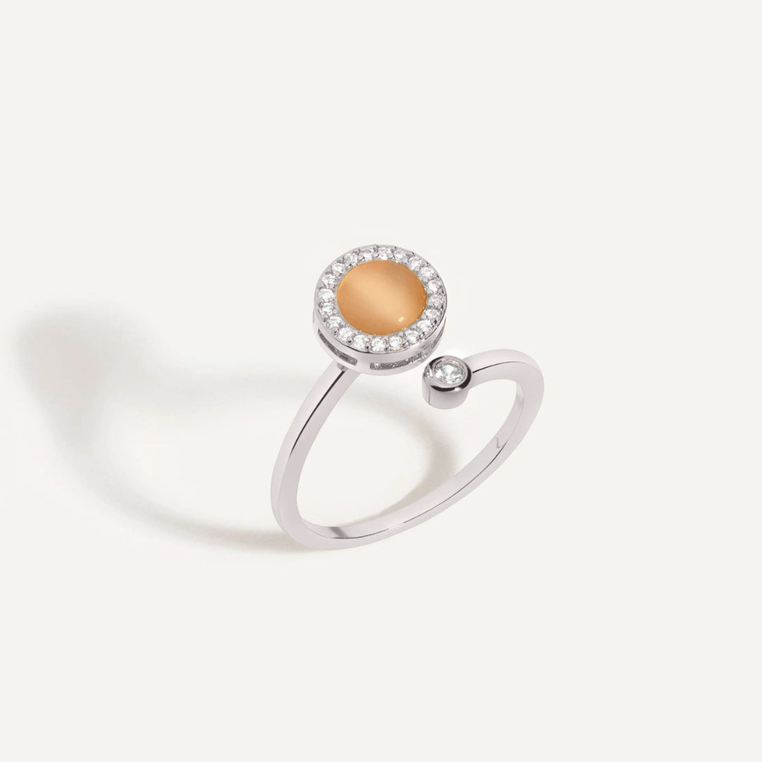 Moonstone Meditation Ring