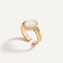 Mother of Pearl Signet Ring