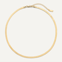 Odette Herringbone Chain Necklace