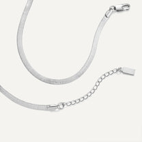 Odette Herringbone Chain Necklace