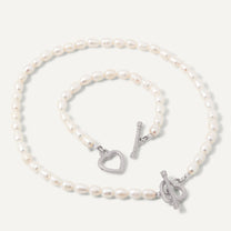 Pearl Heart Set