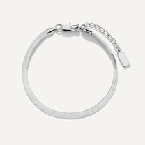 Odette Herringbone Chain Bracelet