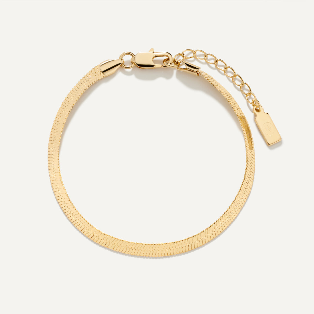 Odette Herringbone Chain Bracelet