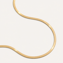 Odette Herringbone Chain Necklace