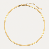 Odette Herringbone Chain Necklace