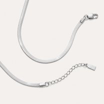 Odette Herringbone Chain Necklace