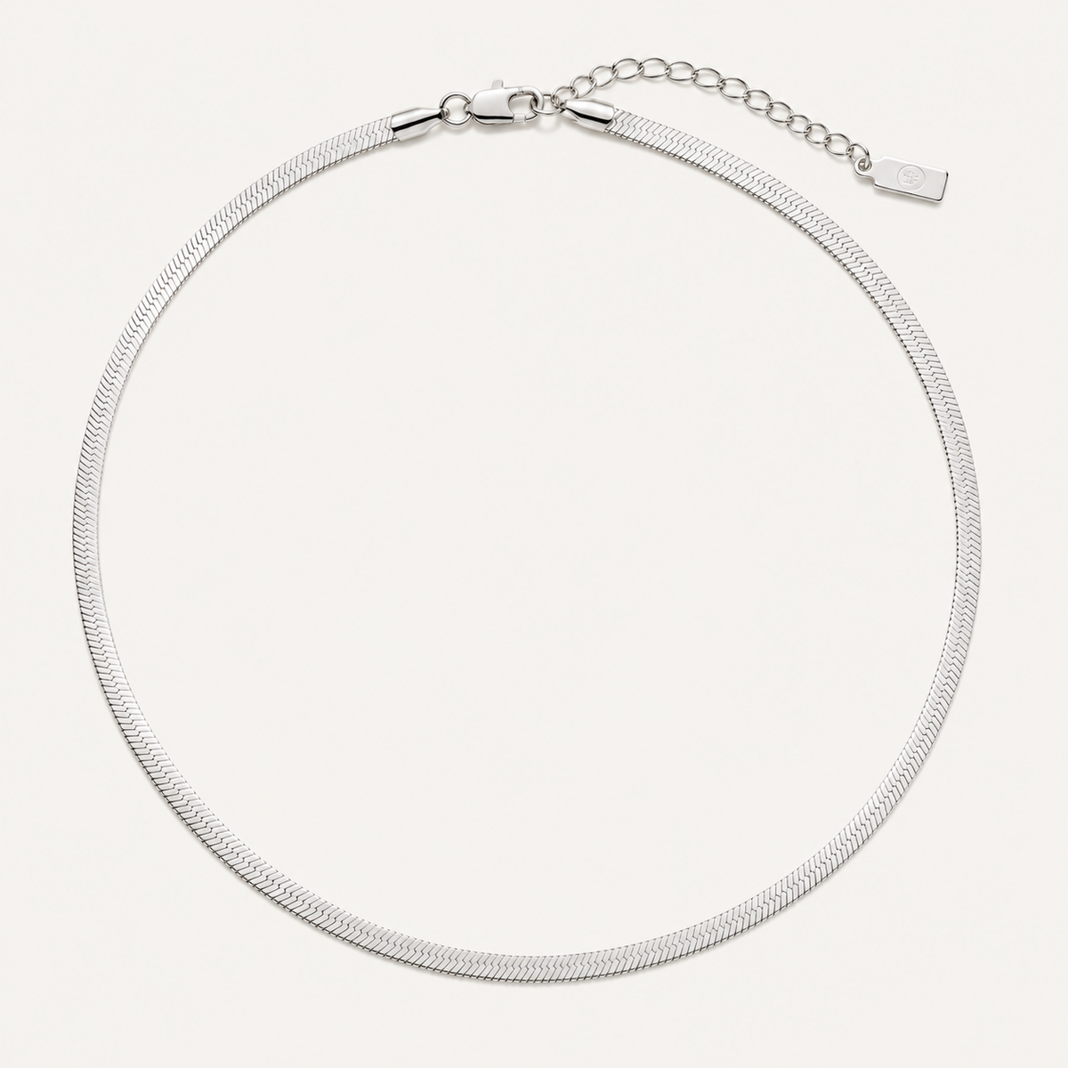Odette Herringbone Chain Necklace