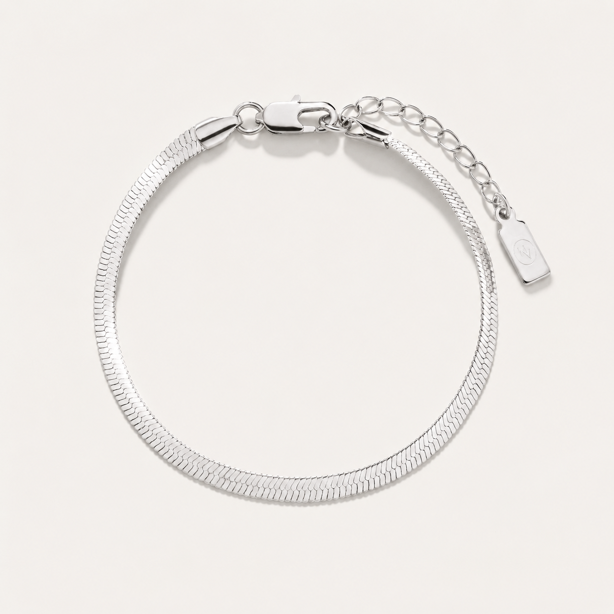 Odette Herringbone Chain Bracelet