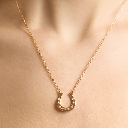 Lucky Horseshoe Necklace