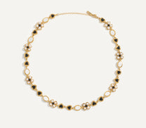 Pearl & Onyx Collar Necklace