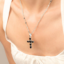 Noir Cross Necklace
