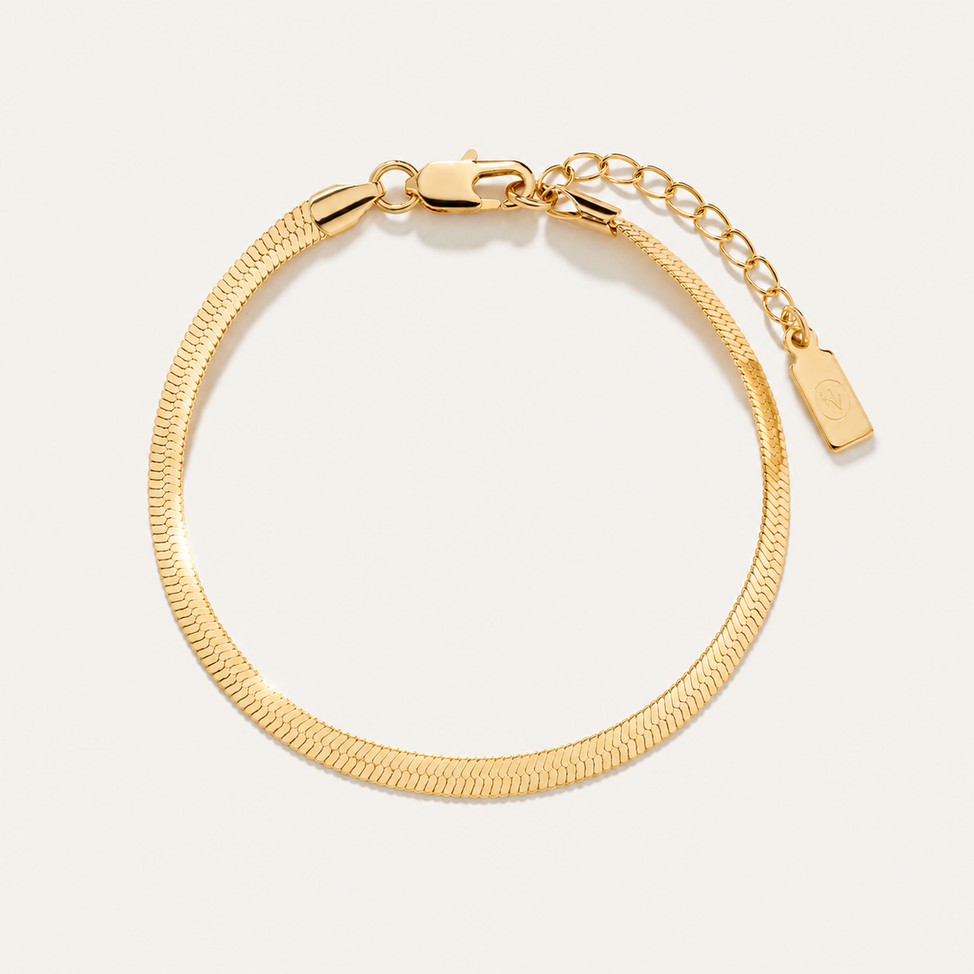 Odette Herringbone Chain Bracelet