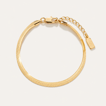 Odette Herringbone Chain Bracelet