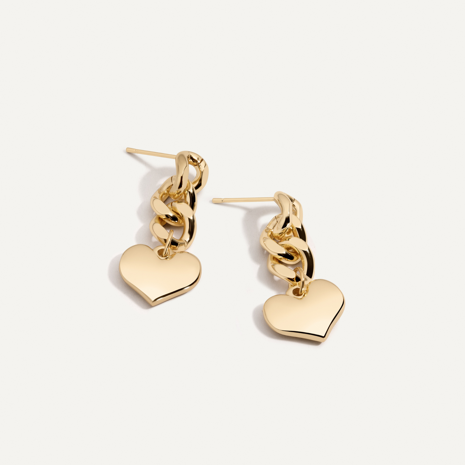 Chain Hearts Earrings