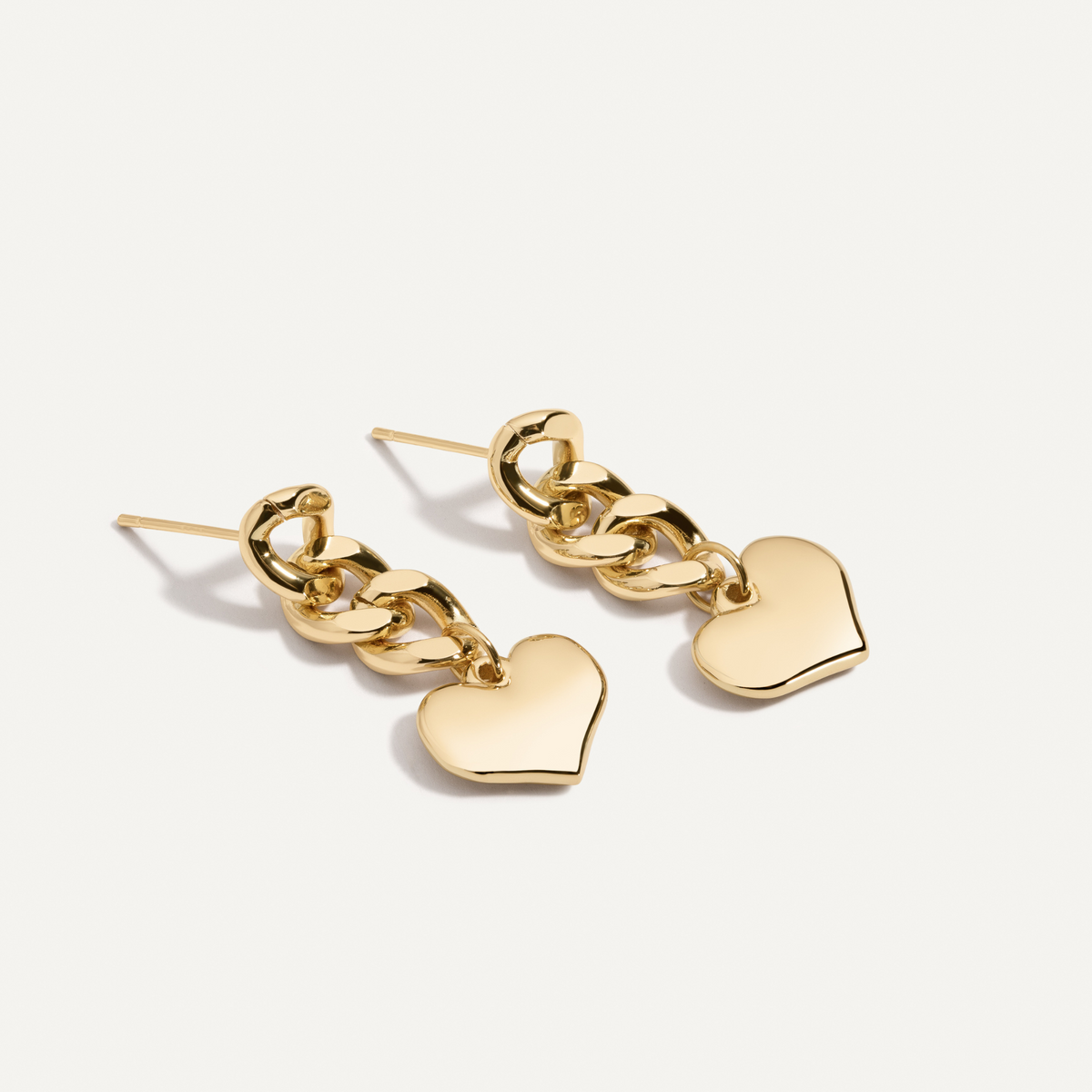 Chain Hearts Earrings