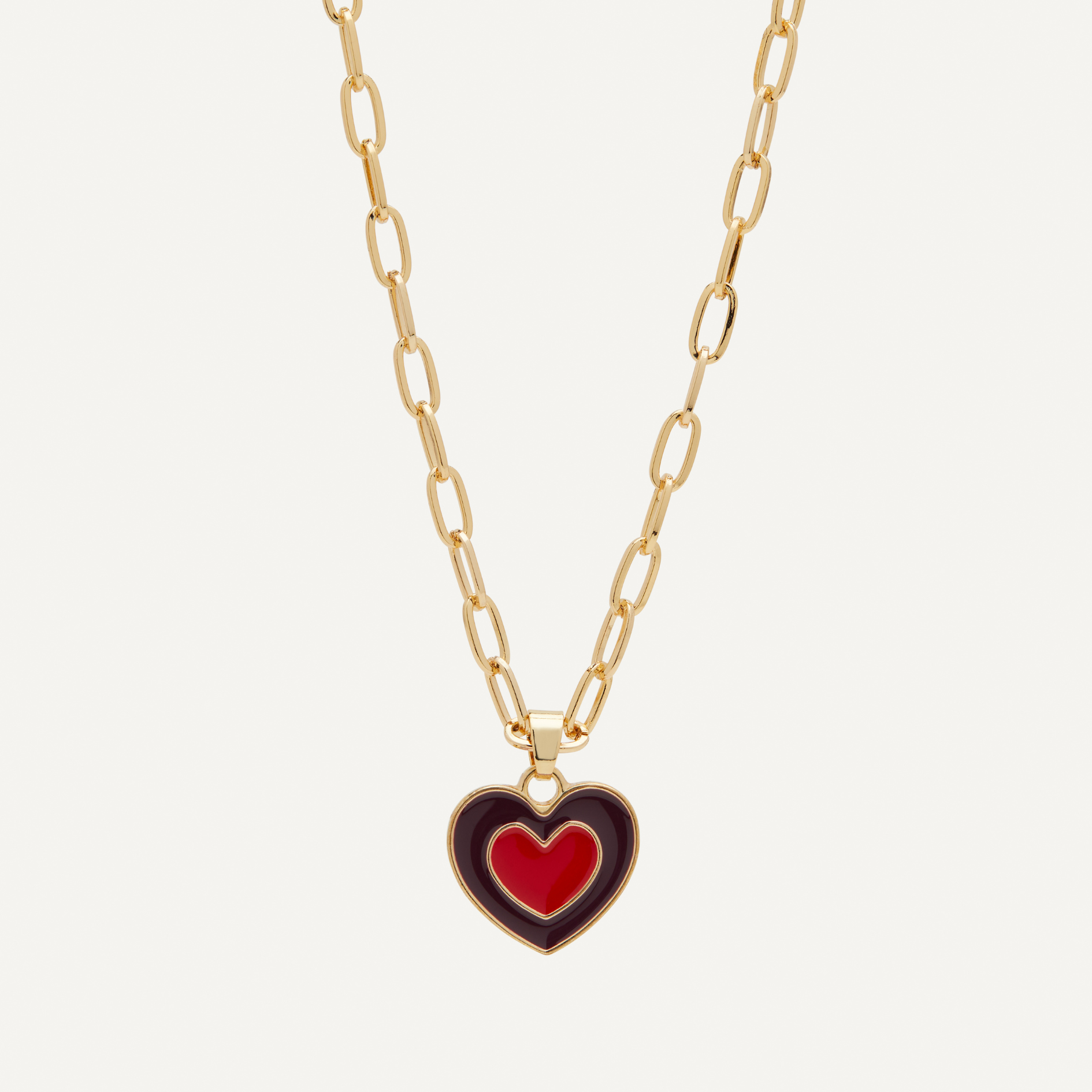 Twin Hearts Necklace