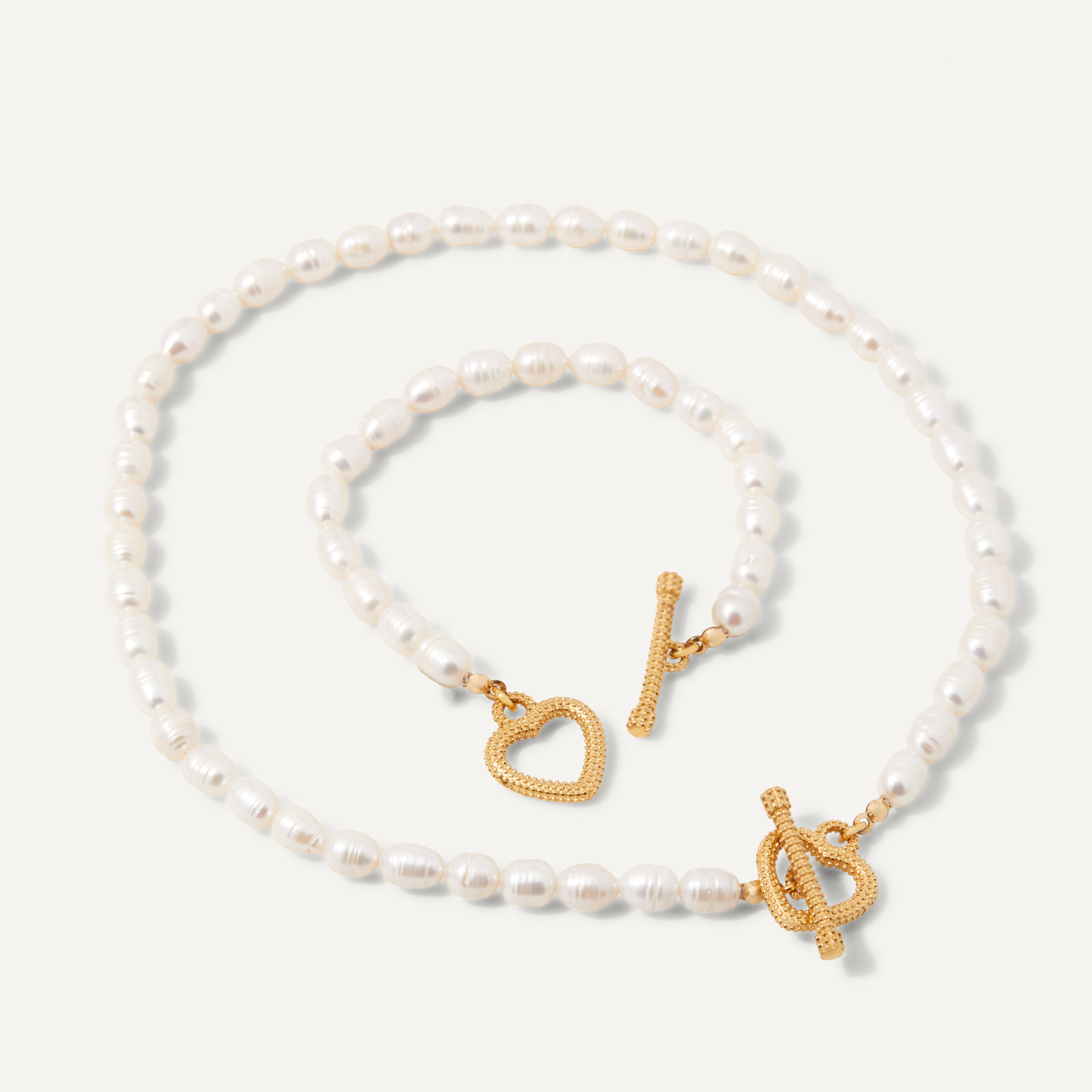 Pearl Heart Bracelet