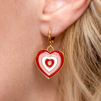 Twin Hearts Earrings